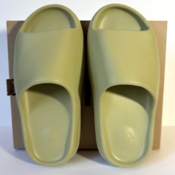Adidas Yeezy Slides Men\'s Size US 11 Resin Green Comfort Casual Slip-On Sandal main image 11